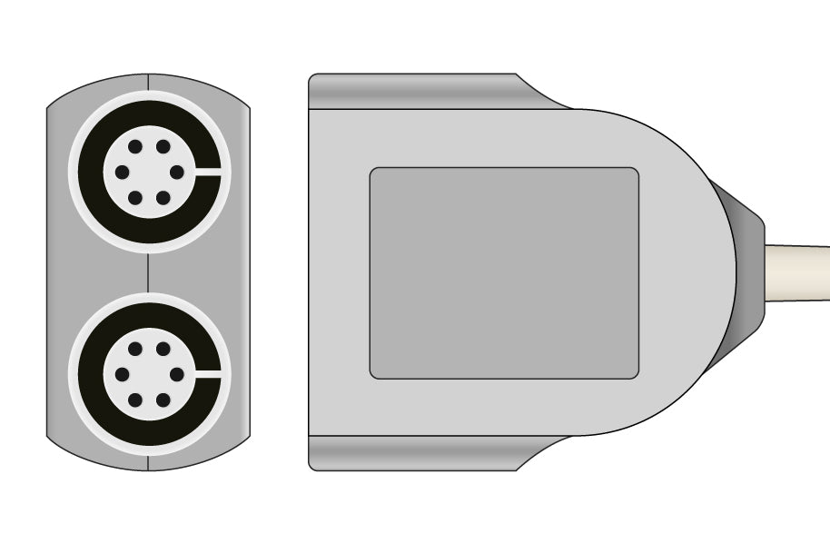 GE Healthcare > Marquette Compatible IBP Adapter Cable