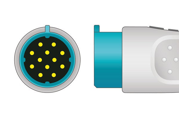 Stryker > Medtronic > Physio Control Compatible Direct-Connect EKG Cable
